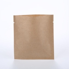 Kraft heat sealable compostable pouch