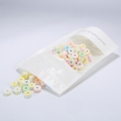 Eco friendly 100% compostable packaging bag ziplock stand up pouch