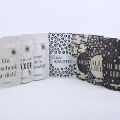 Digital printed ziplock stand up pouches
