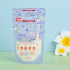 Temperature Sensor Printing Customized Baby BPA Free Disposable Cooler Breast Milk Bag For Breast Milk Storage Bag
