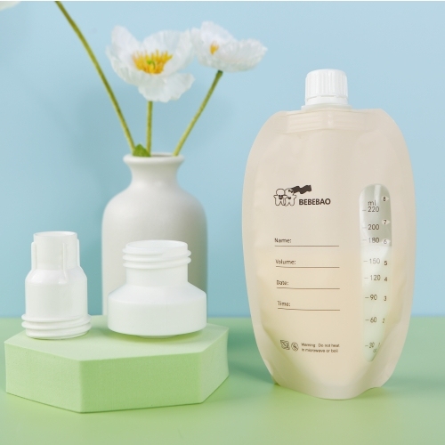 Reusable Direct to Bag Breastmilk Storage Bags with Adapter