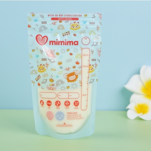 Temperature Sensor Printing Customized Baby BPA Free Disposable Cooler Breast Milk Bag For Breast Milk Storage Bag