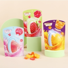 Stand Up Zipper Shiny Colorful Pouch