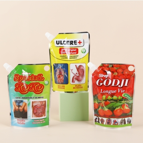 Sirop Packing Standing Up Pouch With Spout