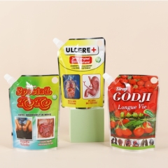 Sirop Packing Standing Up Pouch With Spout