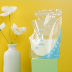 250ML Pre-sterilized Breast Milk Storing Bags with Pour Spout for Breastfeeding BPA Free
