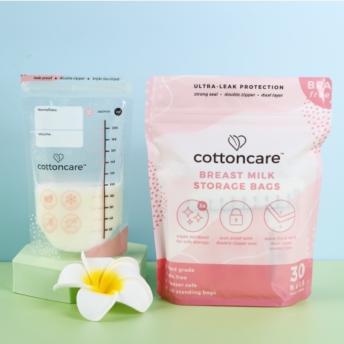 200ML Pre-Sterilized and BPA free Custom Design Double Zipper Plastic Freezing Breast Milk Storage Bags