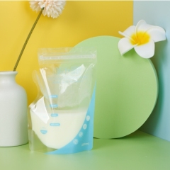 250ML Pre-sterilized Breast Milk Storing Bags with Pour Spout for Breastfeeding BPA Free