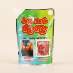 Sirop Packing Standing Up Pouch With Spout