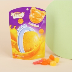 Stand Up Zipper Shiny Colorful Pouch