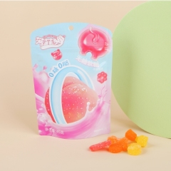Stand Up Zipper Shiny Colorful Pouch