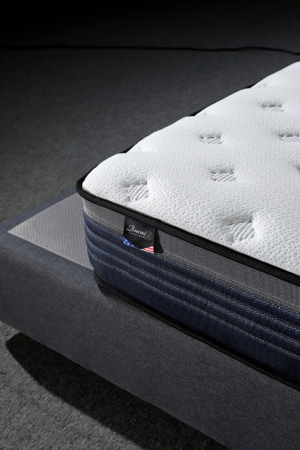 Memory foam supportive double mattress queen size home furniture bedroom pocket spring mattress in a box pressure relief