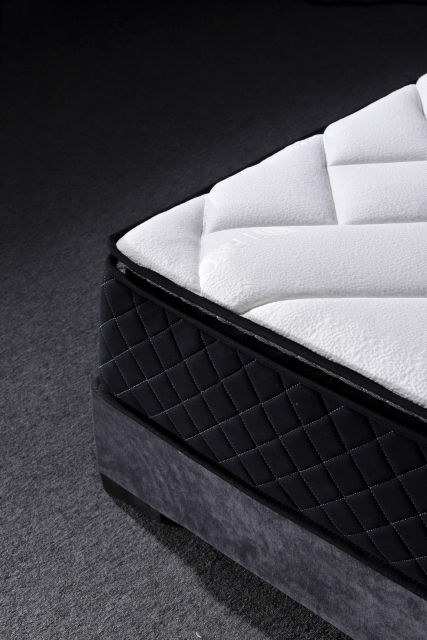 Memory foam mattress queen size home furniture bedroom pocket spring mattress natural latex mattress in a box