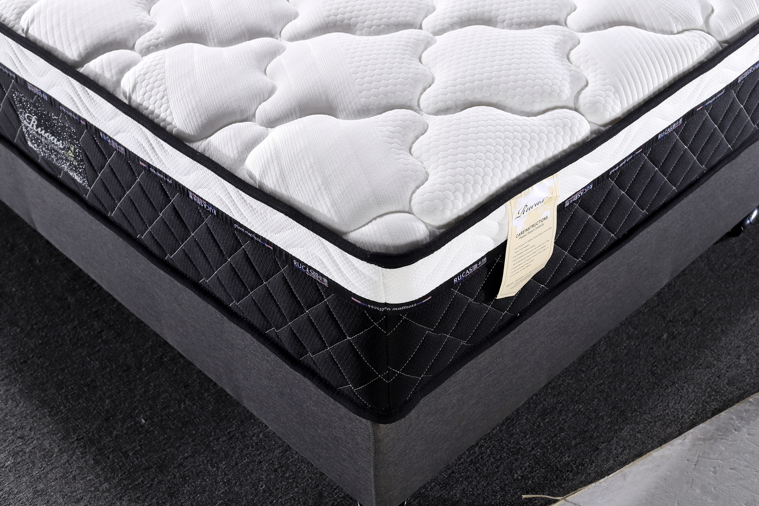 Basics memory foam mattress,medium soft,5 inch,6 inch,8 inch,queen,white/grey