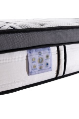 Gel memory foam full size pocketspring mattress rolled up in a box hotsale Euro mattress hotel mattress luxury mattress
