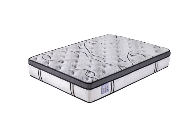 Gel memory foam full size pocketspring mattress rolled up in a box hotsale Euro mattress hotel mattress luxury mattress
