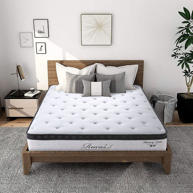 RUCAS Full size mattress,Memory foam mattress in a box hybrid mattress full size for pressure relief & supportive,CertiPUR- US,perfect sleep full size mattress