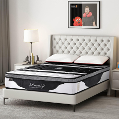 7 Zones Memory foam mattress queen size home furniture bedroom pocket spring mattress natural latex mattress in a box