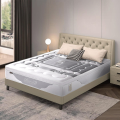 7 Zones Memory foam mattress queen size home furniture bedroom pocket spring mattress natural latex mattress in a box