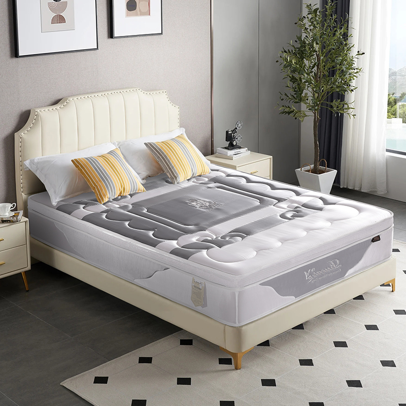 7 Zones Memory foam mattress queen size home furniture bedroom pocket spring mattress natural latex mattress in a box
