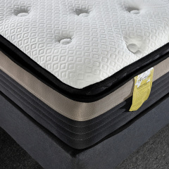Hot-Selling Pocket Spring Mattress Gel Memory Foam Soft Mattress Rolled Up In A Box