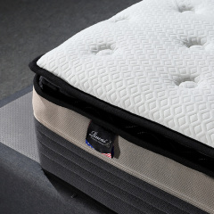 Hot-Selling Pocket Spring Mattress Gel Memory Foam Soft Mattress Rolled Up In A Box