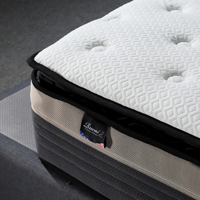 Hot-Selling Pocket Spring Mattress Gel Memory Foam Soft Mattress Rolled Up In A Box