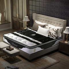7 Zones Memory foam mattress queen size home furniture bedroom pocket spring mattress natural latex mattress in a box