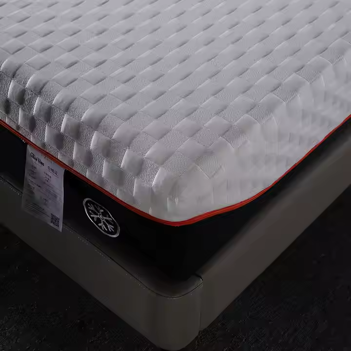 Memory foam mattress queen size home furniture bedroom pocket spring mattress natural latex mattress in a box