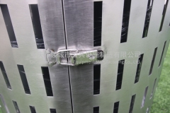 出口美国公园垃圾桶