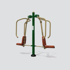 双人坐拉训练器