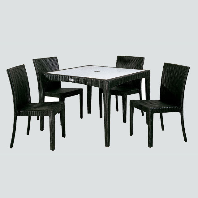 RTC-23 customized picnic table rattan chair