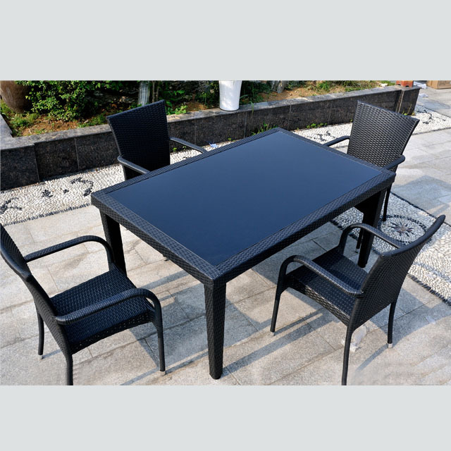 RTC-23 customized picnic table rattan chair