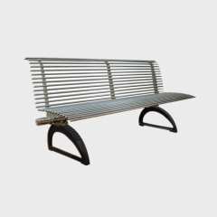 Chinese Iron Park Bench