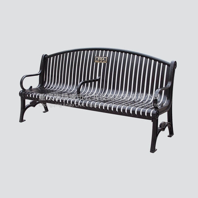 Street metal cast iron long bench