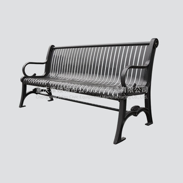 metal cast iron garden bench