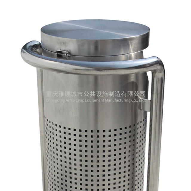 BS36 Outdoor stainless steel Trash Bin