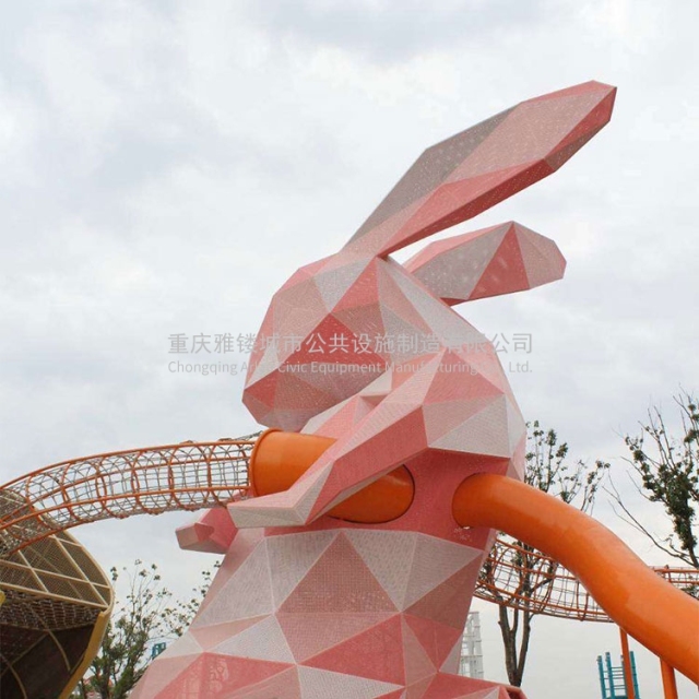 Rabbit shape amusement equipment