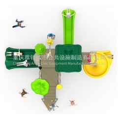 Outdoor small children's playground