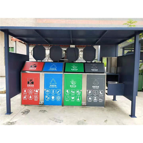Community smart trash can