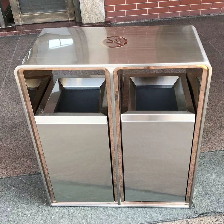 Street Wooden Waste Bin