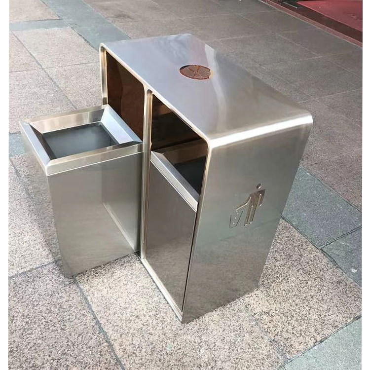 Street Wooden Waste Bin