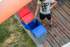 30L/50L plastic trash can