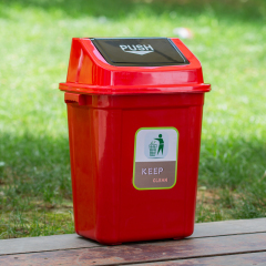 60L plastic trash can
