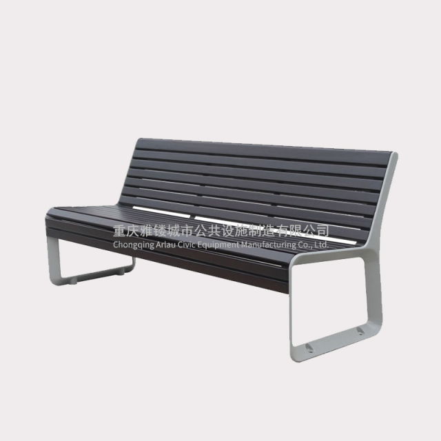 cast aluminum bench