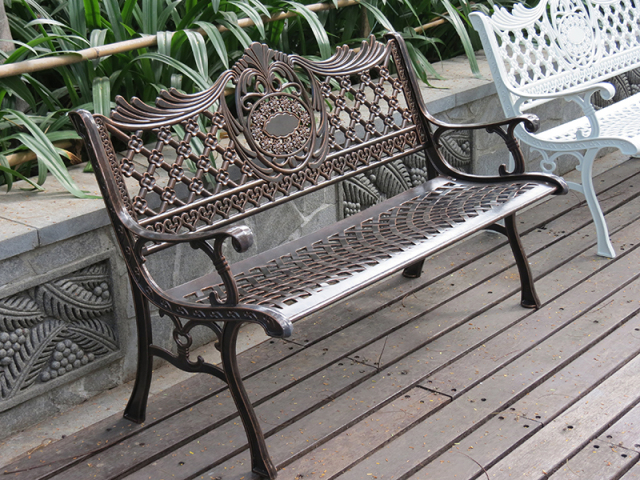 铸铝花园长椅
