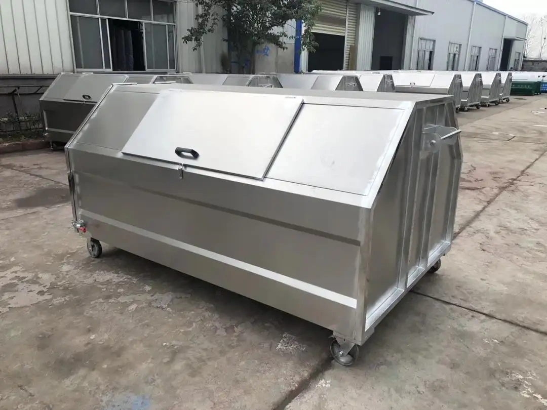 环卫不锈钢勾臂式垃圾箱