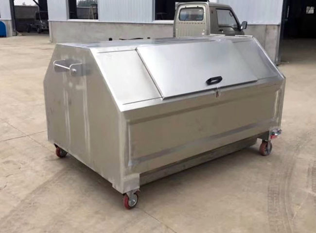 环卫不锈钢勾臂式垃圾箱