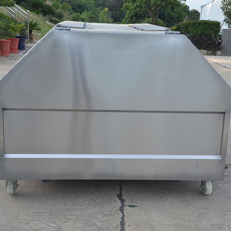 小区环卫不锈钢勾臂箱厂家批发