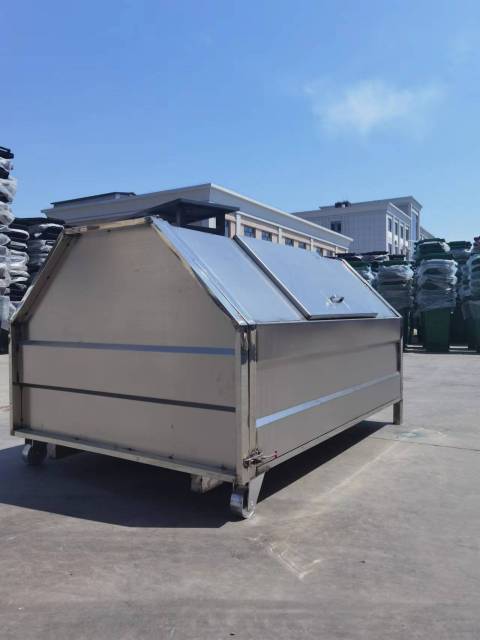 Stainless steel hook arm box domestic waste transfer box